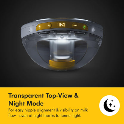 Bomba tira-leite portátil Medela Magic InBra, com tecnologia Fluidfeel, conectividade com aplicativo inteligente e controle avançado por sensores. Ultraleve, silenciosa e de nível hospitalar.