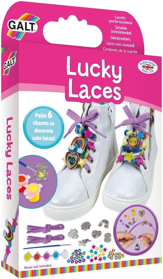 Galt Toys, Lucky Laces, Kit de pingentes de cadarço para crianças a partir de 6 anos