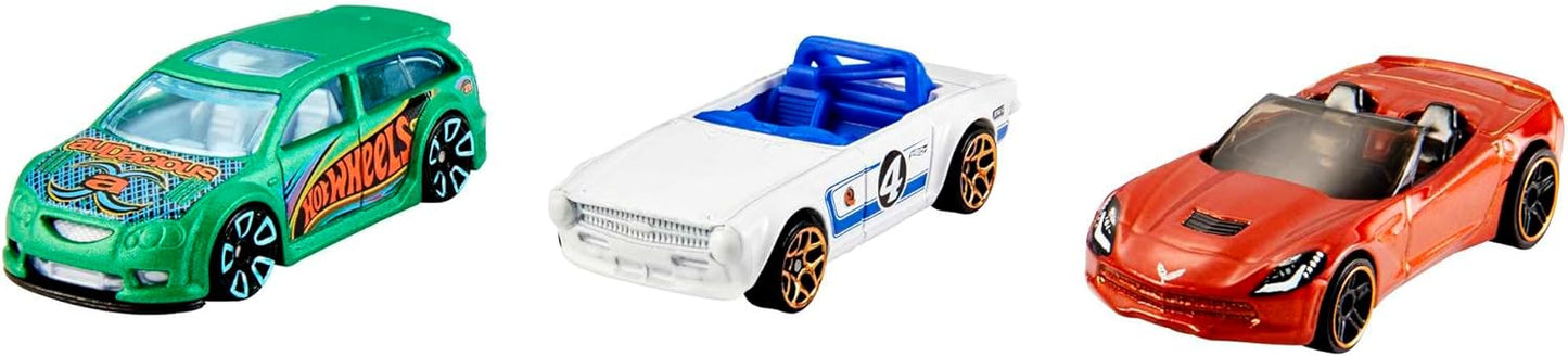 Hot Wheels Carro básico, carro Hot Wheels em escala 1:64 para crianças e colecionadores, veículos modernos e clássicos para brincar ou exibir, carros de brinquedo de plástico e fundidos - 05785