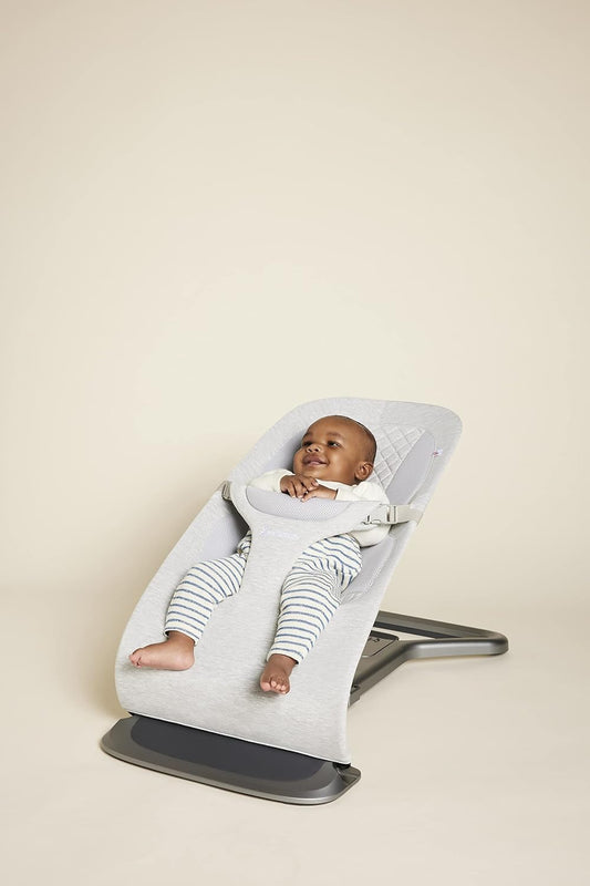Ergobaby 3 em 1 Evolve Bouncer, espreguiçadeira ergonômica para bebês para recém-nascidos desde o nascimento até a criança, balanço para bebês com inserção para recém-nascidos