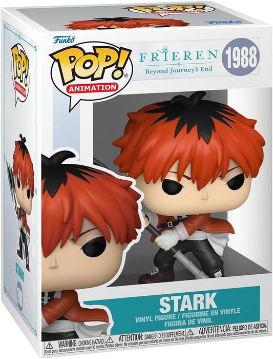 Funko Pop! Animation: Frieren - Stark - Frieren Beyond Journeys End - Figura de vinil colecionável - Ideia para presente - Produtos oficiais - Brinquedos para crianças e adultos - Fãs de anime - Figura modelo para colecionadores