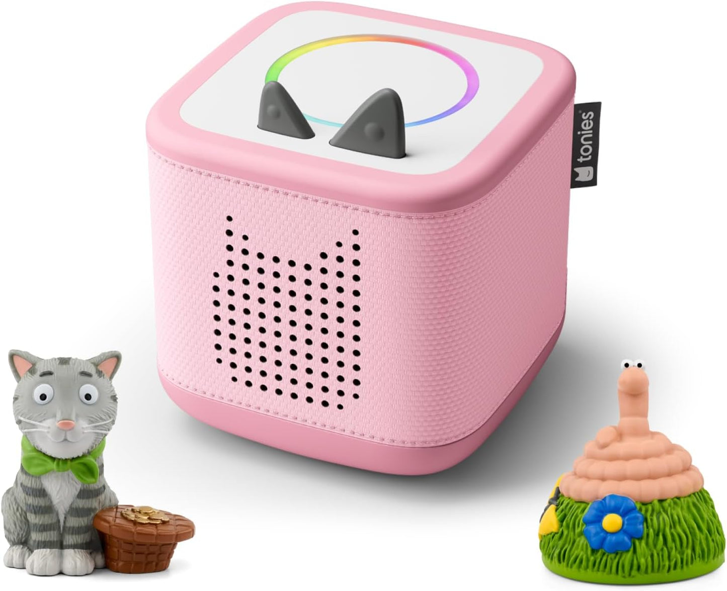 Pacote Toniebox 2 Tonies com 2 Tonies: Tabby McTat, Superworm e Cloud Pink