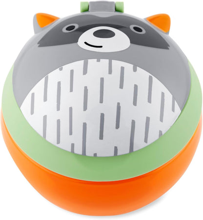 Skip Hop Baby Snack Container, Copo para Lanche na Hora da Refeição, Guaxinim