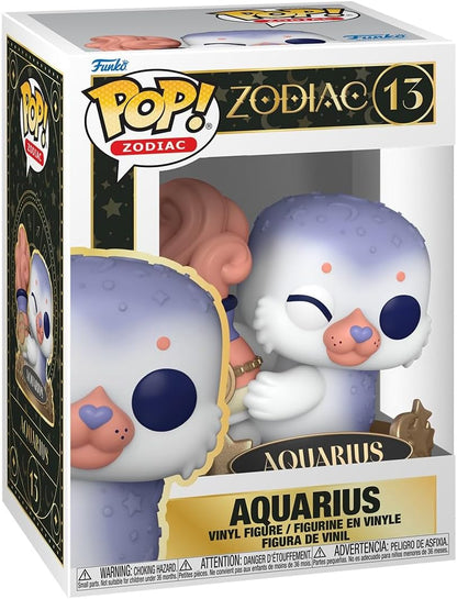Funko Pop! Zodíaco: Aquário - (Janeiro) Figura de vinil colecionável - Ideia para presente - Produtos oficiais - Brinquedos para fãs de crianças e adultos - Figura modelo para colecionadores e exposição