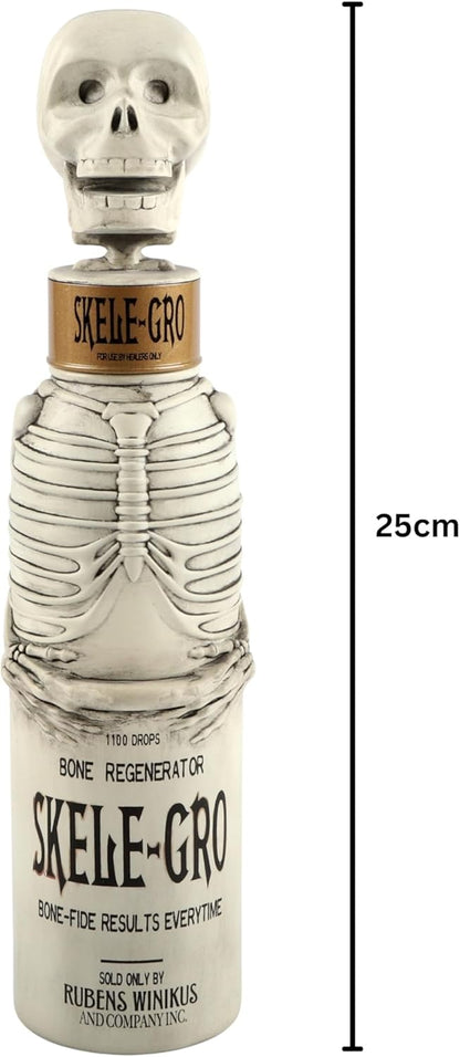 Garrafa de água WOW! STUFF Skele-Gro | Colecionáveis, brinquedos e presentes oficiais de Harry Potter do Mundo Mágico, 6,5 x 6,5 x 24,7 cm