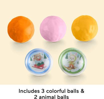 Fisher-Price Brinquedo para Bebê Floresta da Amizade com Bolas e Montanha, Brinquedo de Atividades para Bebês a partir de 9 Meses, JLB88