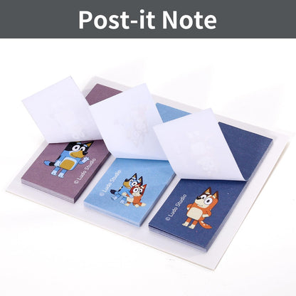 Bluey  9 peças transparente preenchido lápis estojo conjunto de papelaria à prova d'água meninos meninas crianças crianças escola viagem exame