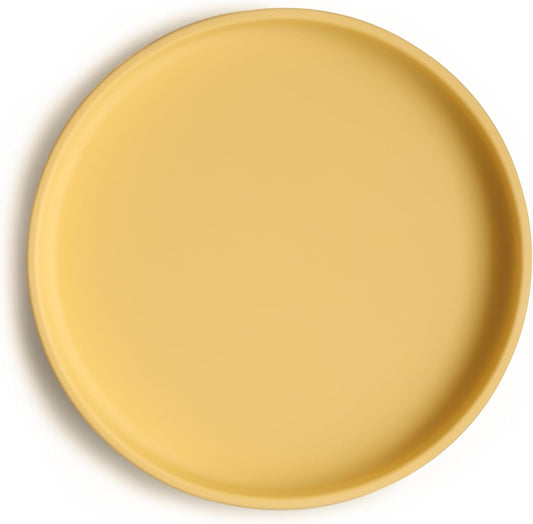Mushie Prato de silicone antiderrapante com ventosa Classic para bebês e crianças pequenas | Silicone de qualidade alimentar | Pode ser lavado na lava-louças e usado no micro-ondas (Narciso)