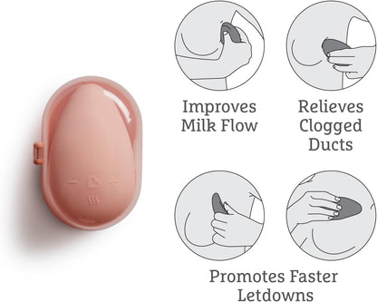 Munchkin Bomba tira-leite de silicone | Bomba manual para amamentação com capacidade para até 120 ml de leite | Design ergonômico e fácil de usar | Artigos essenciais para amamentação e bebê