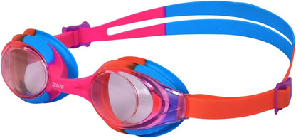 Zoggs Óculos de natação Bondi Kids, óculos de natação com proteção UV, alças de óculos infantis com ajuste de deslizamento dividido, lentes de óculos de natação transparentes sem neblina, óculos de natação para crianças de 6 a 14 anos