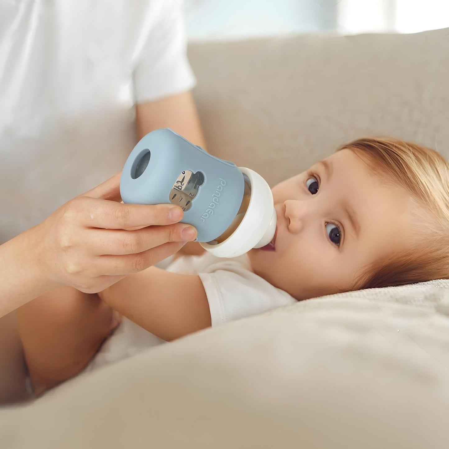 PandaEar Kit com 3 capas de silicone para mamadeiras de vidro Philips Avent Natural de 120ml (4 oz). Resistentes a quebras, inquebráveis e ao calor, livres de BPA e compatíveis com mamadeiras de vidro Avent de 120ml (4 oz).