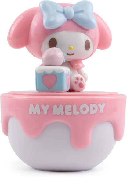 Bandai Sanrio Cápsula de 50º Aniversário Hello Kitty e Amigos – Figura Colecionável da My Melody de 8cm com Caixa de Exibição, Presentes Fofos da Sanrio, Colecionáveis Hello Kitty da Sanrio e Presentes de Anime para Meninas