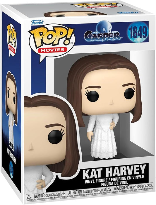 Funko Pop! Filmes: Casper 30th – Kat - Kathleen Kat Harvey - Casper (1995) - Figura de vinil colecionável - Ideia para presente - Produtos oficiais - Brinquedos para crianças e adultos - Fãs de terror