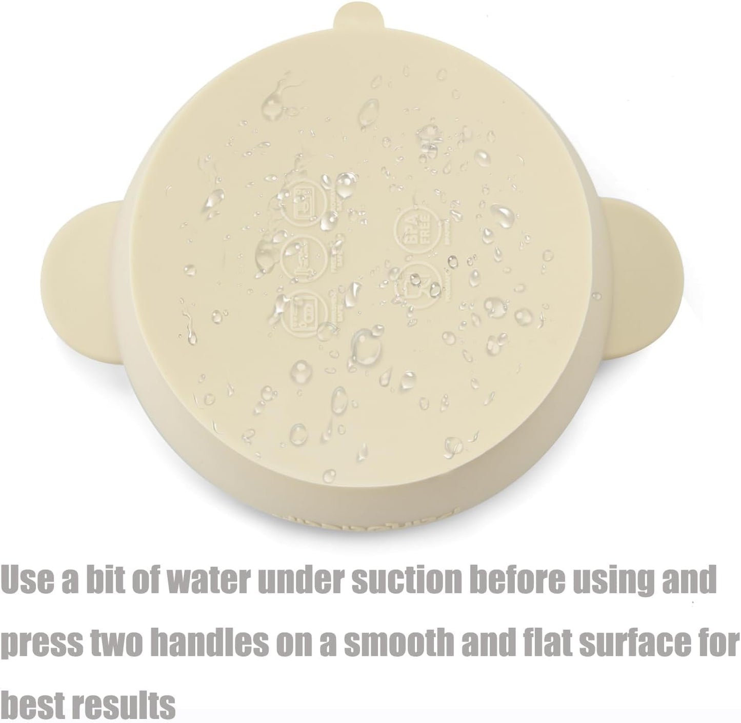 PandaEar Tigelas de silicone com ventosa para bebês | Conjunto com 3 tigelas com ventosa para bebês, crianças pequenas e bebês | Conjunto de tigelas para alimentação de bebês | Macias, seguras e livres de BPA,