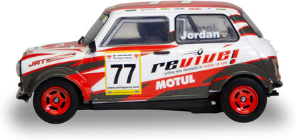 Scalextric Mini Miglia - Equipe JRT Racing - Andrew Jordan. Touring Clássico, Branco/Vermelho (C4344)