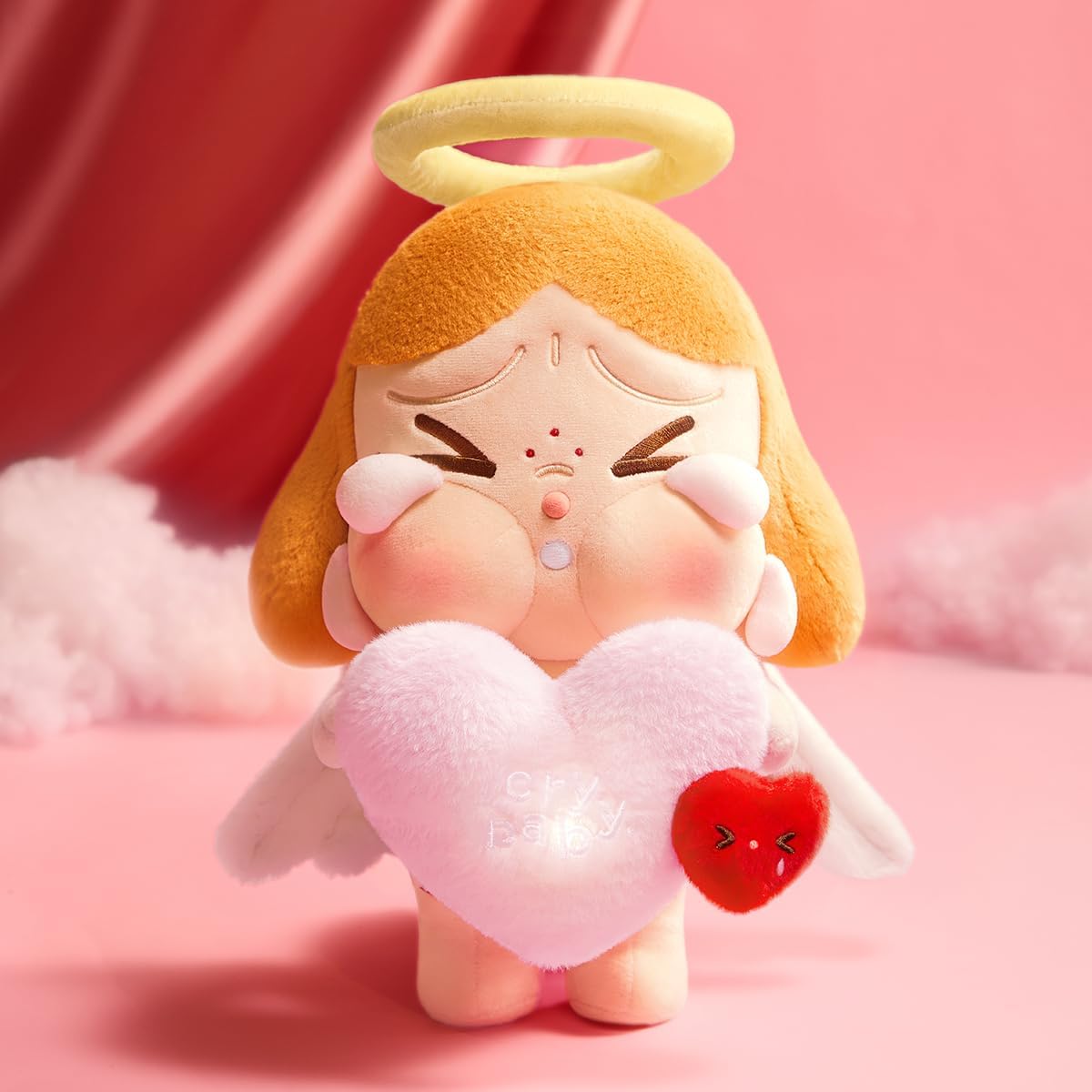 POP MART CRYBABY Série Chorando por Amor - Caixa de Presente de Pelúcia 1 Caixa Presentes de Design Premium para Mulheres - Figura de Ação de Brinquedo de Arte Chique Colecionável Favorita dos Fãs