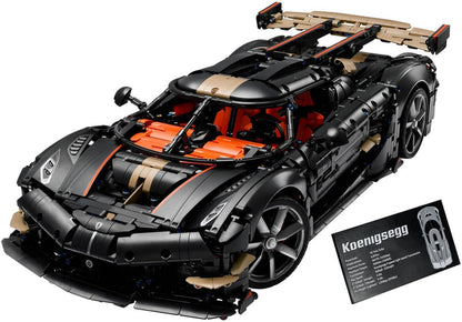 LEGO Technic Koenigsegg Jesko Absolut 42232 | Conjunto para adultos, modelo de carro, kit STEM com motor V8, suspensão triplex e "Modo Fantasma"...