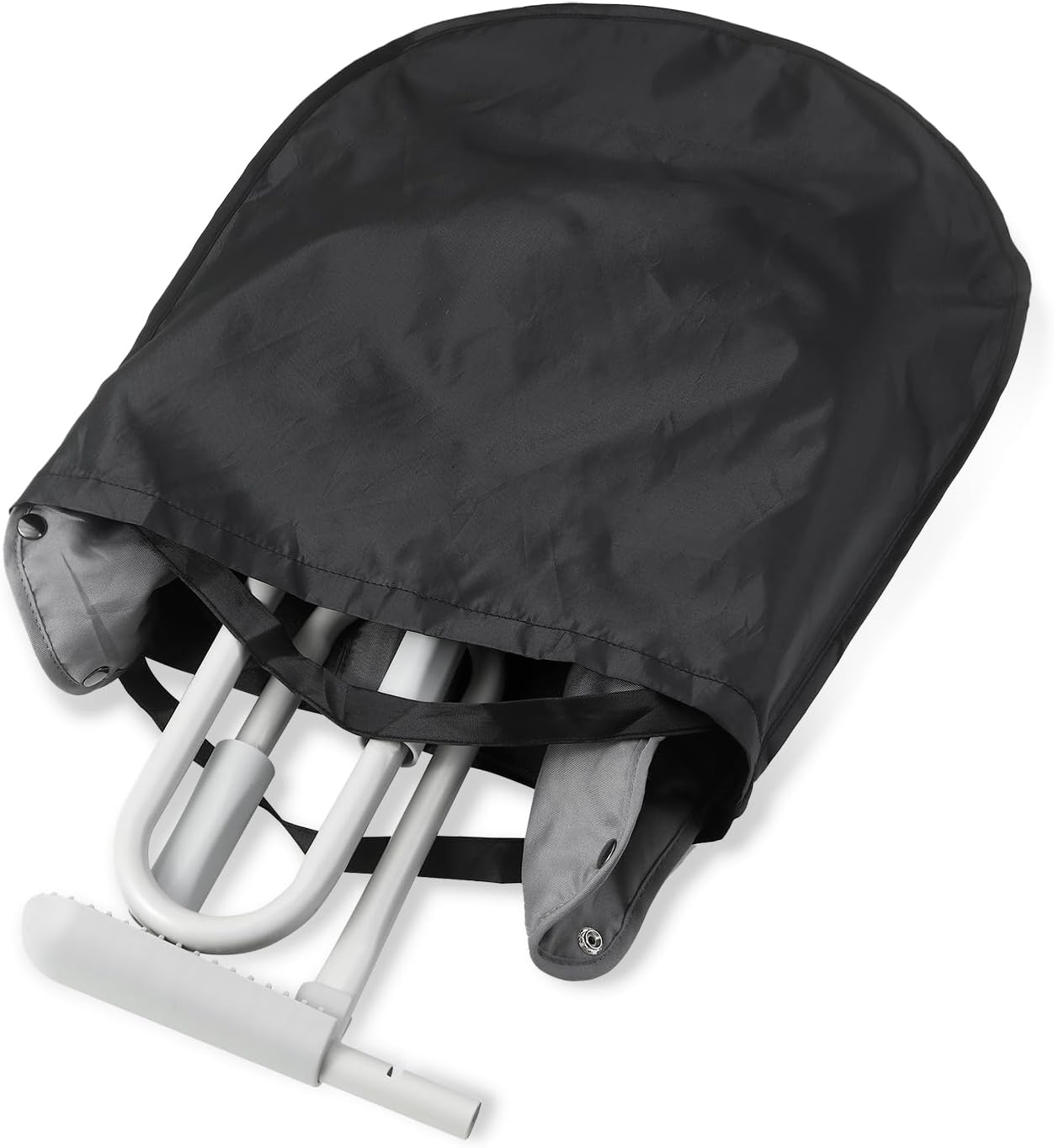 PandaEar Cadeira Alta Portátil com Gancho | Cadeira Alta Portátil para Bebê com Clipe para Mesa, Assento Elevatório para Refeições, Cinza