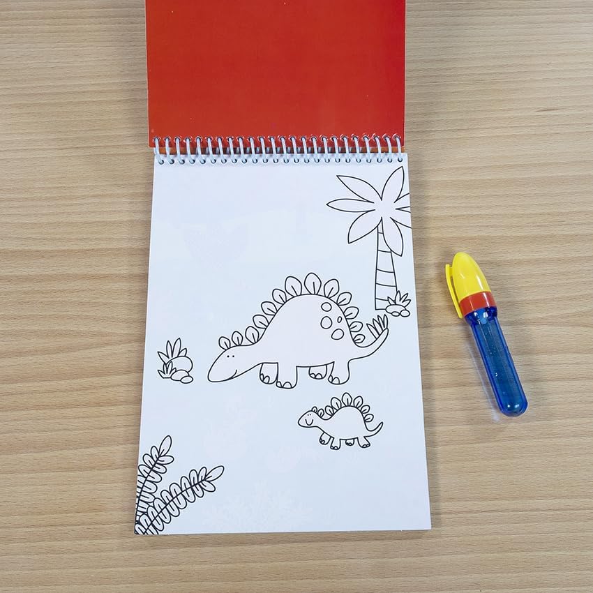 Galt Toys, Water Magic - Dinossauros, Livros de colorir para crianças a partir de 3 anos