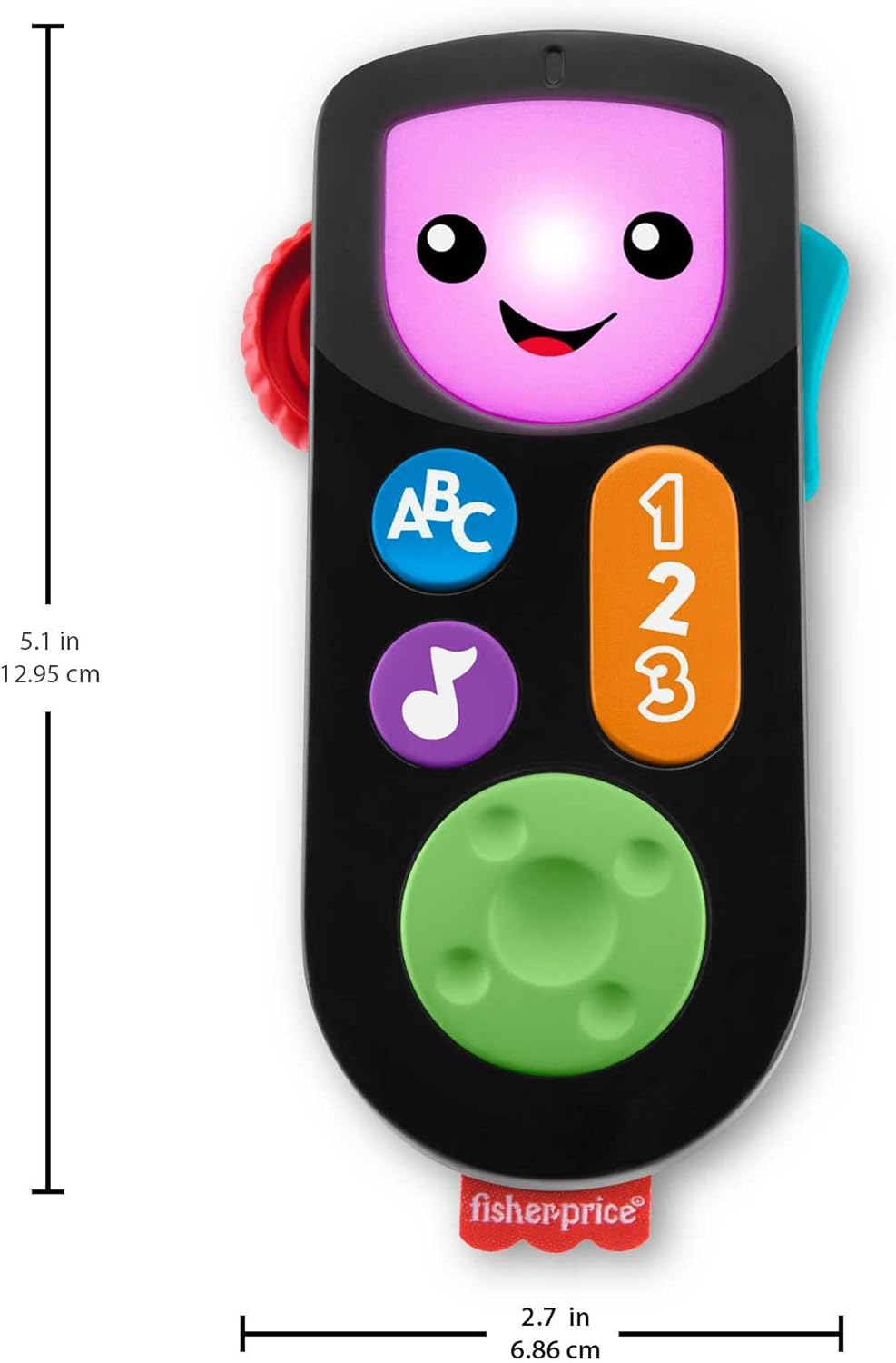 Fisher-Price Controle remoto Stream and Learn, versão alemã, francesa, controle remoto Laugh & Learn Stream & Learn - edição em inglês do Reino Unido