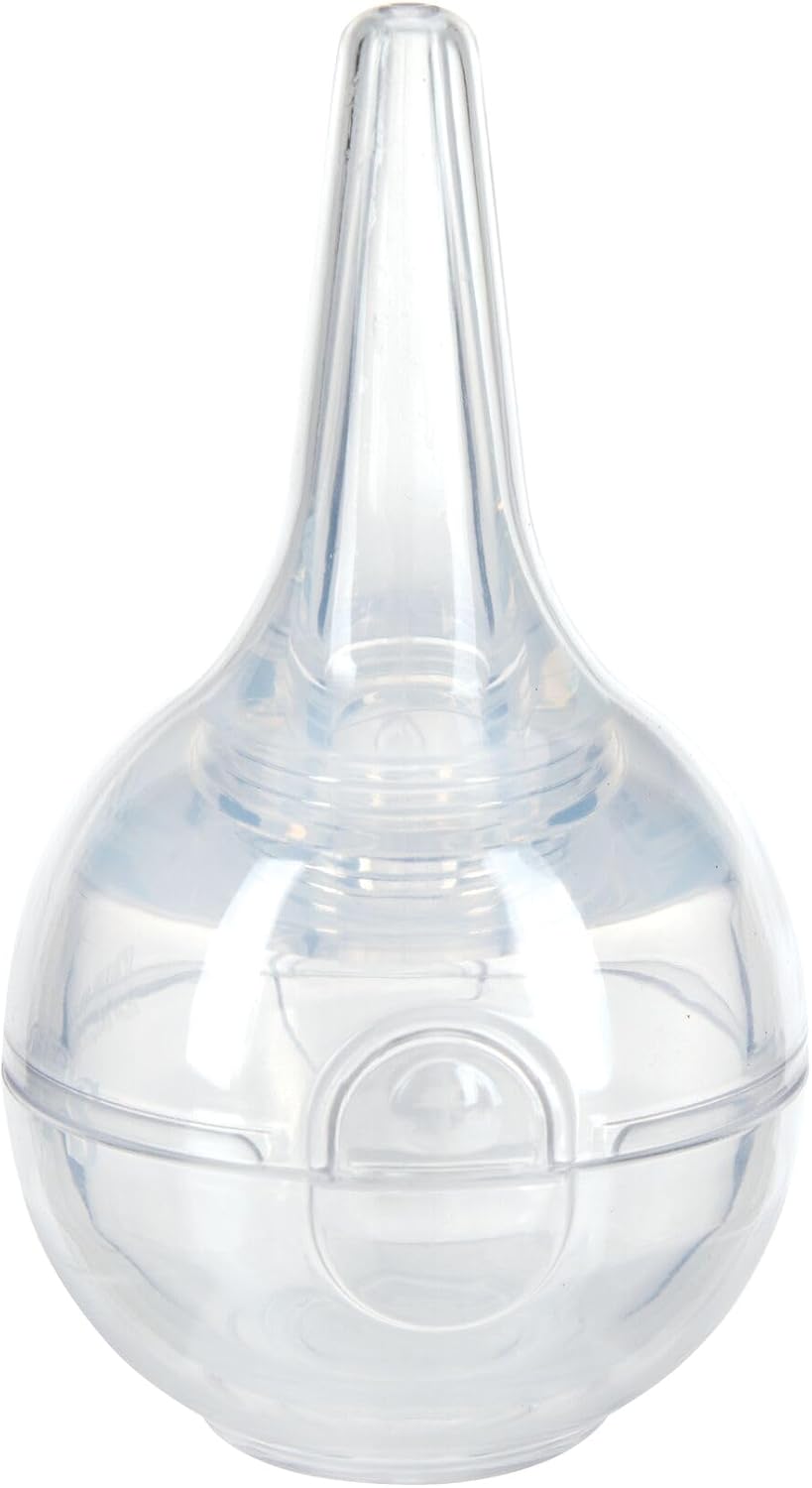 Dr. Talbot's Aspirador Nasal para Bebês - Silicone sem BPA - com Estojo para Armazenamento - Transparente