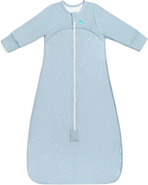 Love To Dream™ Saco de dormir | Manga comprida, cobertor vestível leve | Edredom embutido | 1.0 Tog Ideal para primavera e verão (20–24°C) | Algodão lavável à máquina e zíper duplo