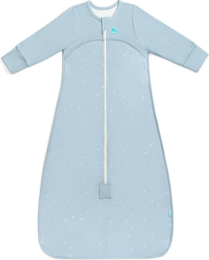 Love To Dream™ Saco de dormir | Manga comprida, cobertor vestível leve | Edredom embutido | 1.0 Tog Ideal para primavera e verão (20–24°C) | Algodão lavável à máquina e zíper duplo