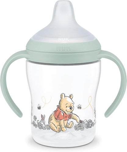 NUK Copo de Transição Perfect Match | 6+ meses | 150 ml | Copo com Bico Antivazamento | Alças Antiderrapantes | Ursinho Pooh | 1 unidade