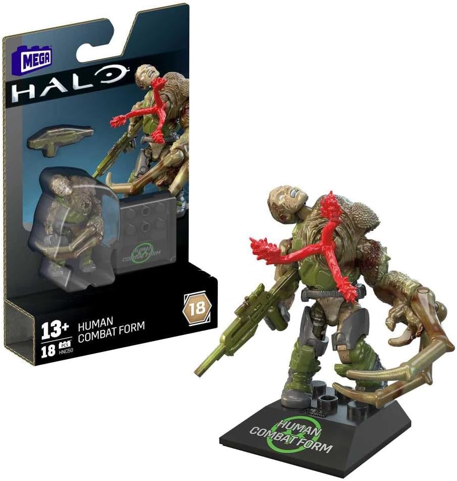 MEGA Brinquedo de Montar Halo Hero Collection – Herói Vermelho – Para Crianças a Partir de 8 Anos