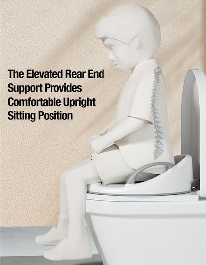 PandaEar Assento de treinamento para desfralde infantil para meninos e meninas com alças | Assento de treinamento para desfralde infantil | Borda de borracha antiderrapante com proteção contra urina | Compatível com vasos sanitários redondos e ovais