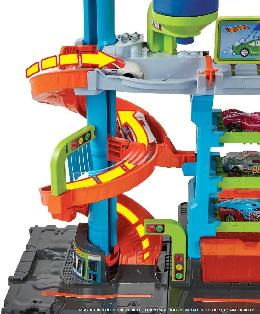 Hot Wheels Conjunto  City Mega Lava-Rápido Color Shifters com 1 carrinho