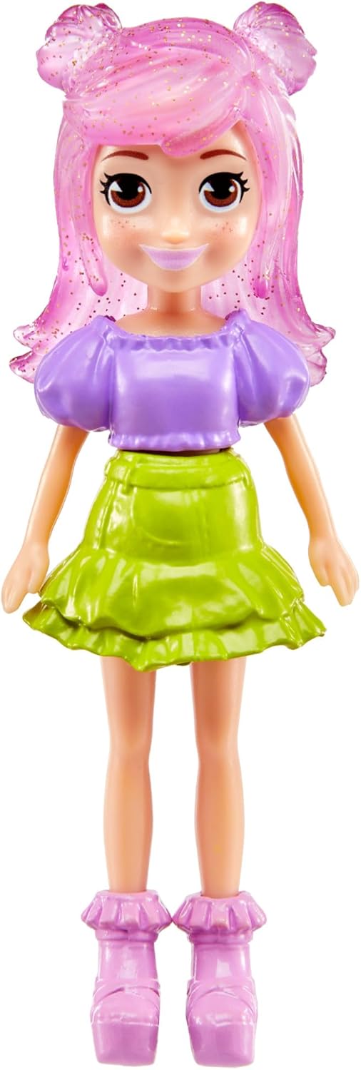 Polly Pocket Conjunto de brinquedos Little Margot Fashion Pack para meninas a partir de 4 anos