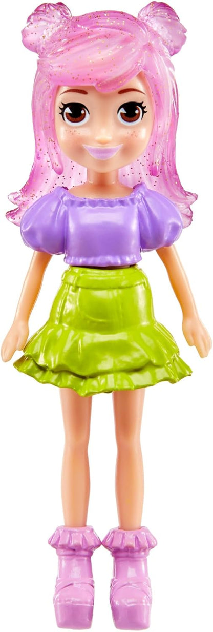 Polly Pocket Conjunto de brinquedos Little Margot Fashion Pack para meninas a partir de 4 anos