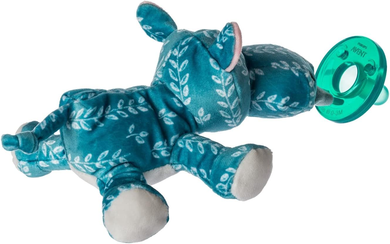 Mary Meyer Chupeta infantil WubbaNub, 15,24 centímetros, Jewel Hippo