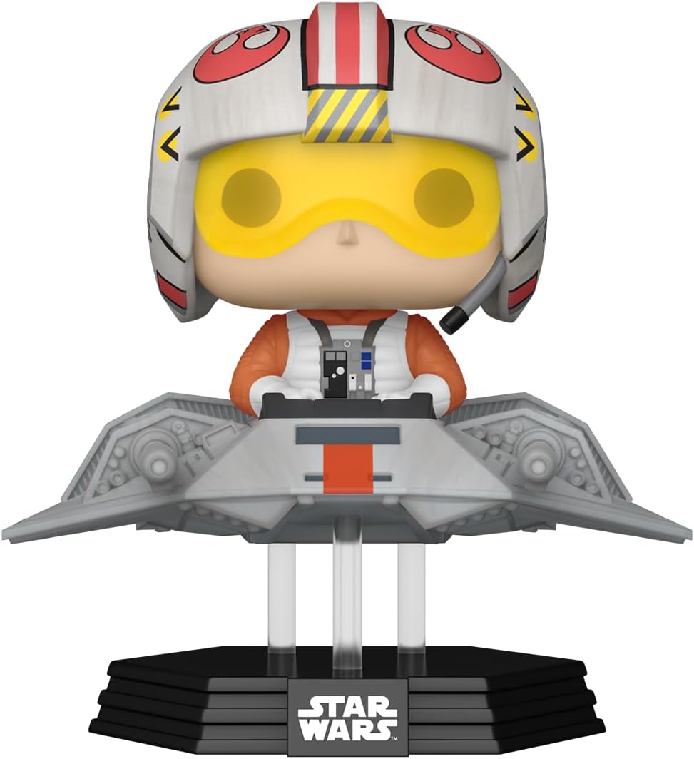 Funko POP! Rides: Star Wars - Luke no T-47 Airspeeder - Exclusivo da Amazon - Figura de vinil colecionável - Ideia de presente - Produtos oficiais - Brinquedos para crianças e adultos - Fãs de cinema