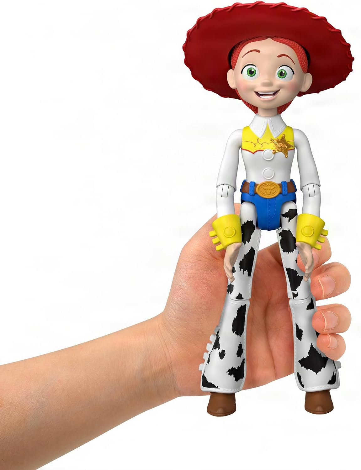 Mattel Disney e Pixar Toy Story 5 Jessie "Critter Talk" | Boneco de Ação Articulado de 30 cm (12 polegadas) com Jimmy Dean, Mais de 35 Sons e Frases do Filme, JKL99