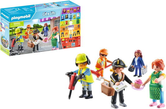 Playmobil 71402 Minhas figuras - vida na cidade, coleção de figuras, dramatização imaginativa, conjuntos adequados para crianças a partir de 4 anos