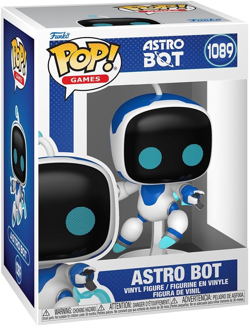 Funko Pop! Games: Astro Bot - Astro Bot - Figura de vinil colecionável - Ideia para presente - Produtos oficiais - Brinquedos para crianças e adultos - Fãs de videogames - Figura modelo para colecionadores e exposição