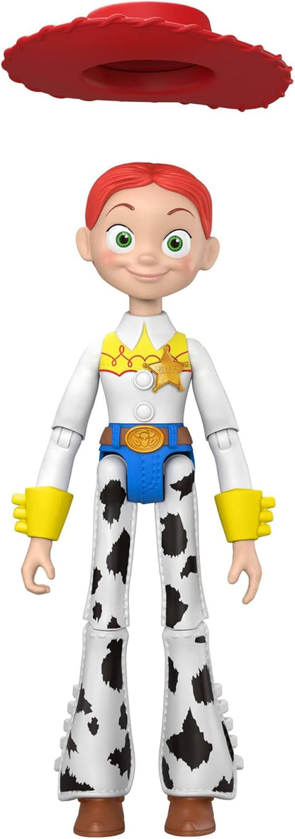 Mattel Boneco de Ação Jessie de Toy Story 5 (Disney e Pixar/) | Escala de 7 polegadas, personagem icônico, mais de 8 pontos de articulação, design fiel ao filme, JKV16