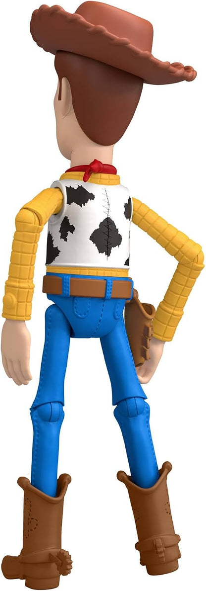 Mattel Boneco de Ação Woody de Toy Story 5 (Disney e Pixar/) | Escala de 7 polegadas, personagem icônico, mais de 8 pontos de articulação, design fiel ao filme, JKV14