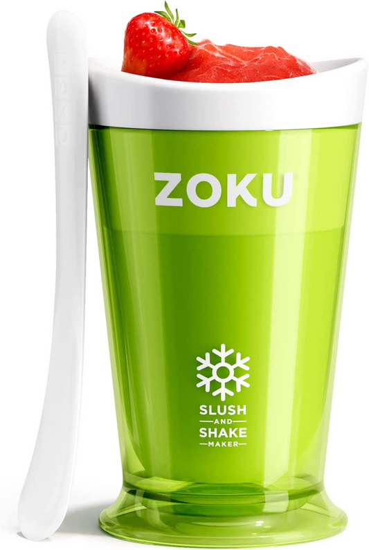 Zoku ZK113-GN Slush and Shake Maker, Green Slushy, Plástico