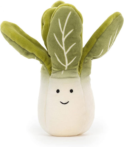 Jellycat Decoração de pelúcia colecionável Vivacious Vegetable Bok Chocolate