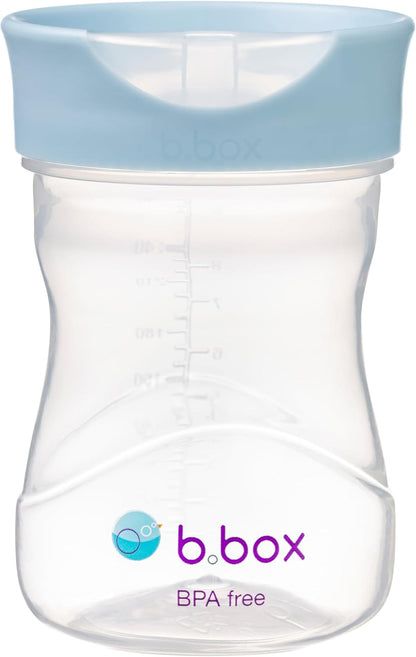 b.box Copo de Treinamento Infantil, Abertura de Fluxo Livre, Livre de BPA, Pode ser Lavado na Lava-louças, 240ml, a partir de 12 Meses, Base Intercambiável Compatível com Bico e Tampas de Treinamento, PP e Silicone, Projetado na Austrália