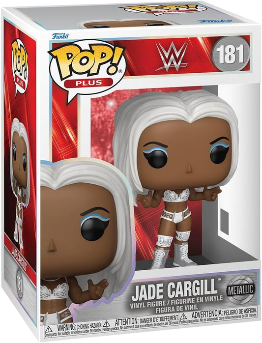 Funko Pop! Plus: WWE - Jade Cargill - Metálico - Figura de Vinil Colecionável - Ideia de Presente - Produto Oficial - Brinquedos para Crianças e Adultos - Fãs de Esportes - Figura para Colecionadores e Exibição