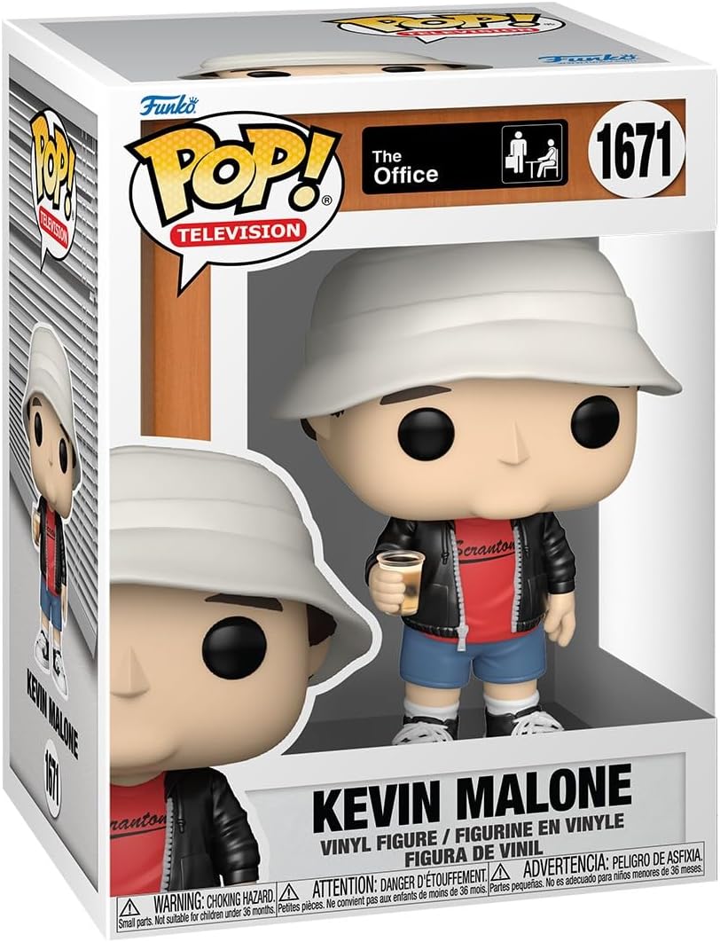 Funko Pop! Television: The Office S9 - Kevin Malone - Figura de vinil colecionável - Ideia para presente - Produtos oficiais - Brinquedos para crianças e adultos - Fãs de TV - Figura modelo para colecionadores e exposição