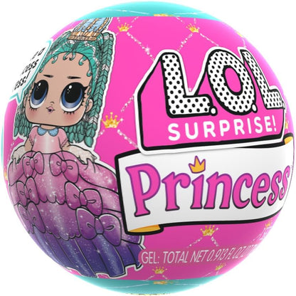 L.O.L. Surprise! Princesas Tots - Inclui 1 boneca, embalagem surpresa, vem com 2 cores para criar um vestido de princesa, colecione todas as 8 bonecas.