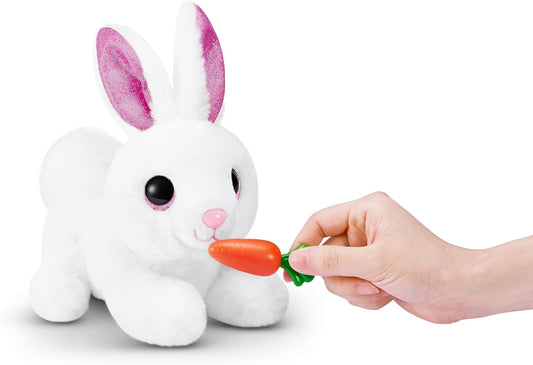 Pets Alive Mommy Bunny & Baby Surprise da ZURU, brinquedo surpresa eletrônico robótico realista de pelúcia macia para crianças.