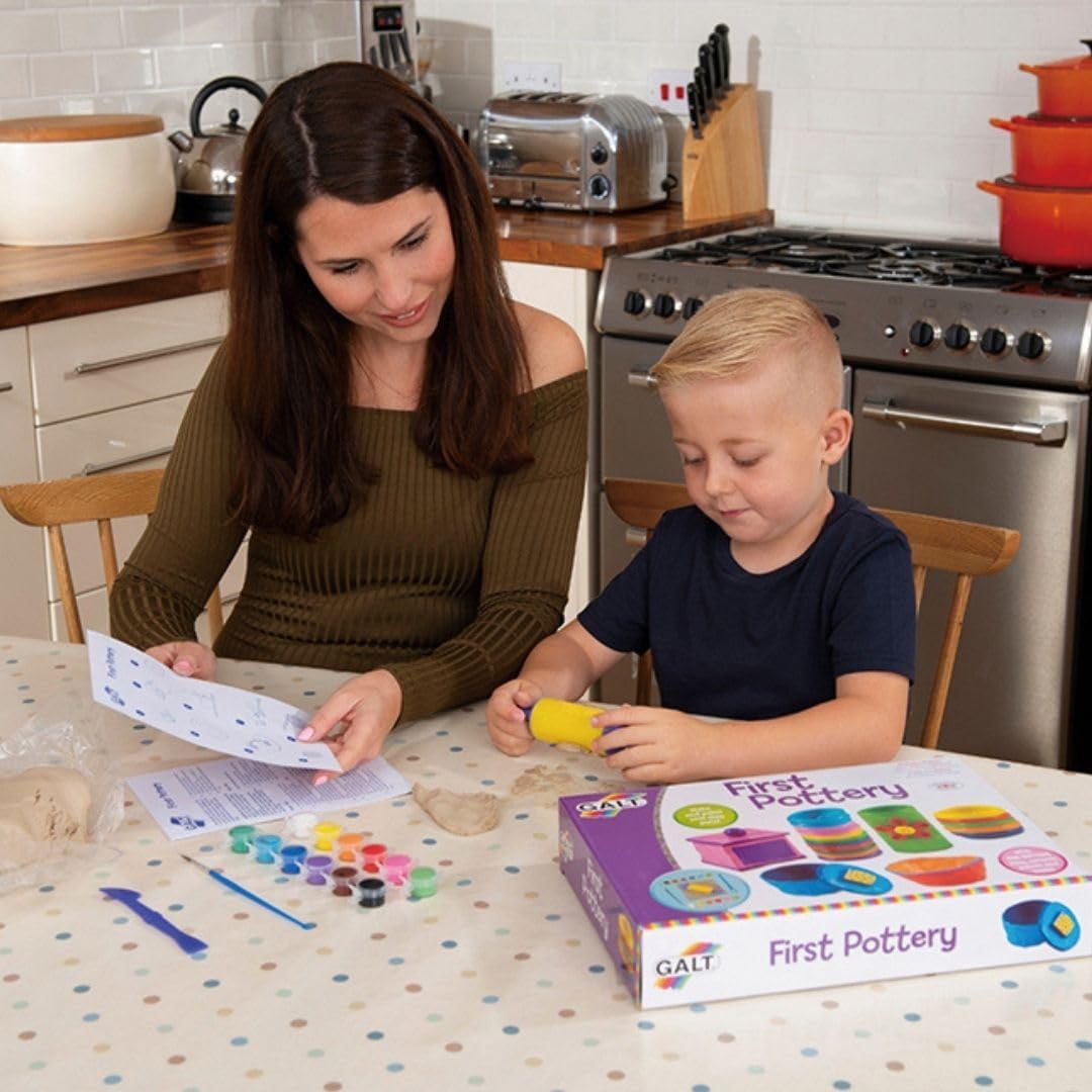 Galt Toys, Cerâmica Animal, Kits de Artesanato Infantil, A partir de 6 Anos, 32,7 x 6,9 x 23,9 cm e Brinquedos, Ímãs de Monstro, Kit de Artesanato para Crianças, A partir de 6 Anos