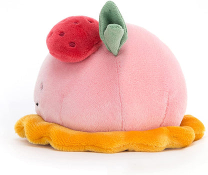 Jellycat Pretty Patisserie Dome Framboise Decoração de pelúcia colecionável