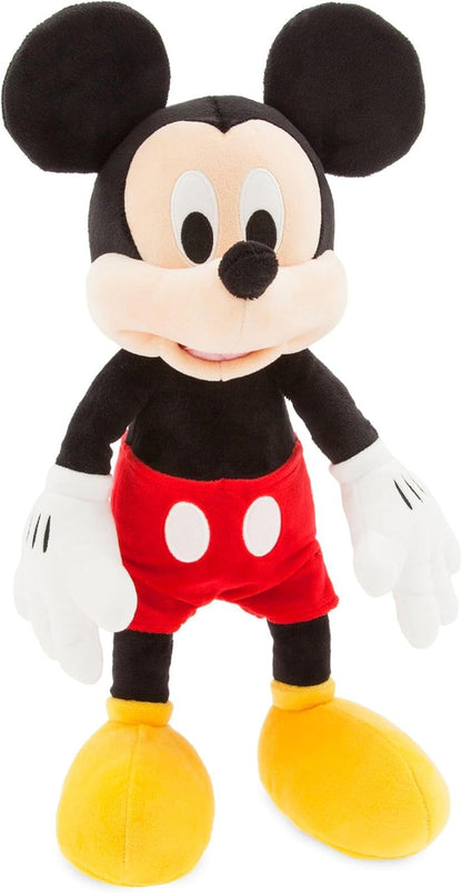 Disney Mickey Mouse de Pelúcia Tamanho Médio Oficial da Disney Store para Crianças, 45cm/17”, Personagem Macio com Acabamento Suave e Detalhes Bordados - Adequado para Crianças a partir de 0 anos